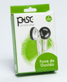 Fone de Ouvido Pisc